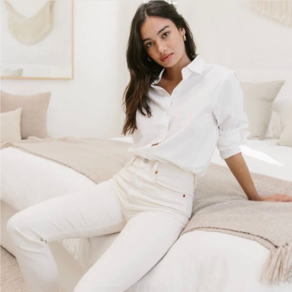 Jenni Kayne Classic Shirt - White, XL